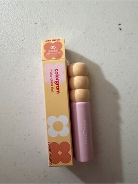 Fruity Glass Tint Lip Gloss — Sweet Persimmon 05 (Peach Pink)